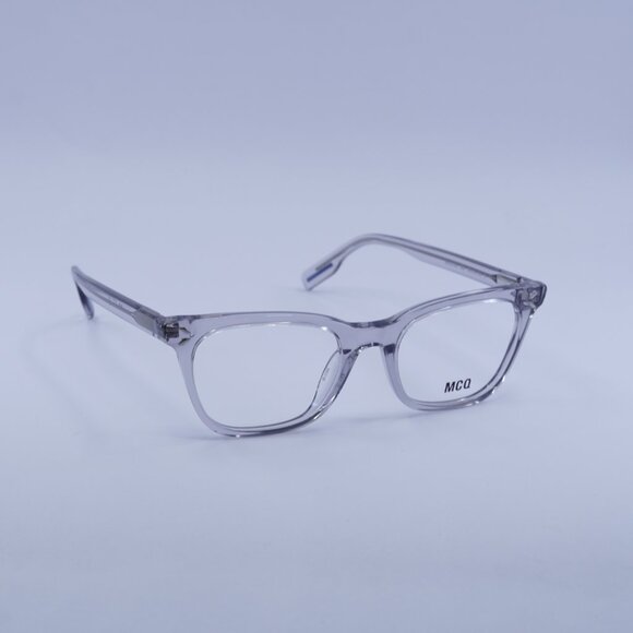 McQ by Alexander McQueen MQ0379O 002 Eyeglasses Grey 50mm Square Frame - Picture 6 of 10